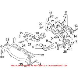 VW Suspension Control Arm Bracket - Rear Driver Side 1K0505129L